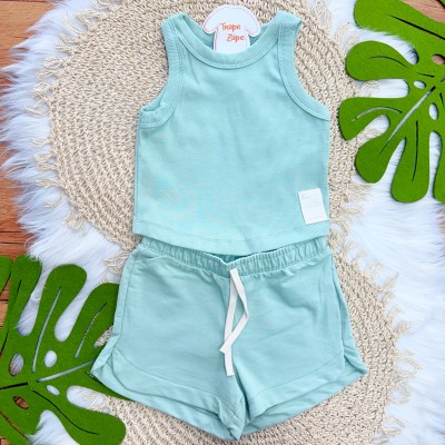 Conj. Regata Timeless e Short - Verde
